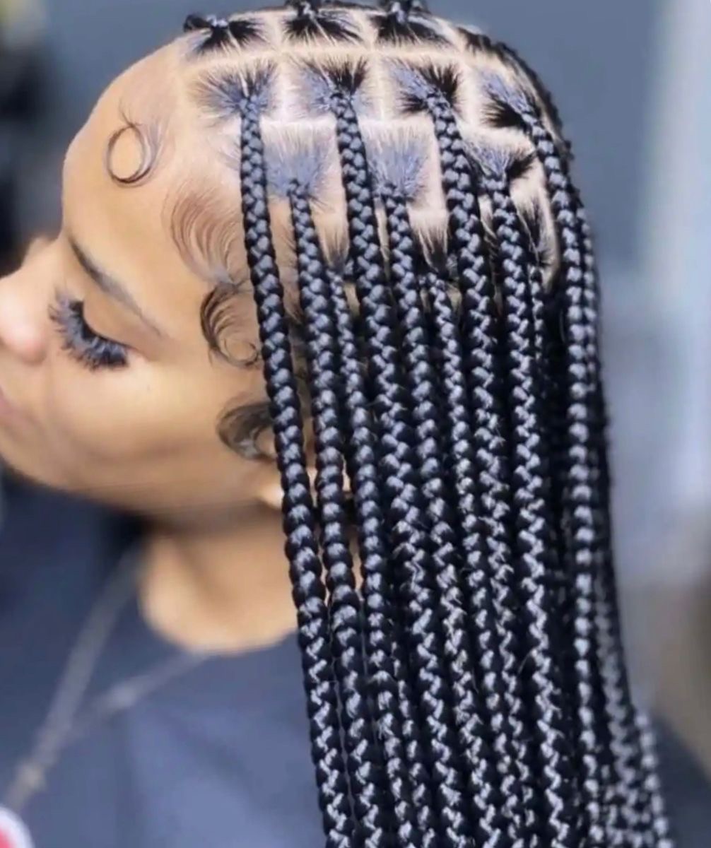 Knotless braids